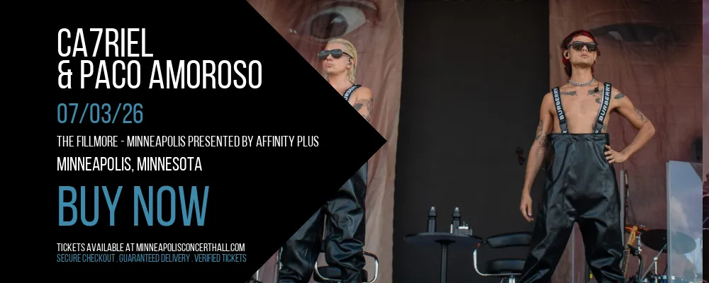 CA7RIEL & Paco Amoroso at The Fillmore Presented by Affinity Plus