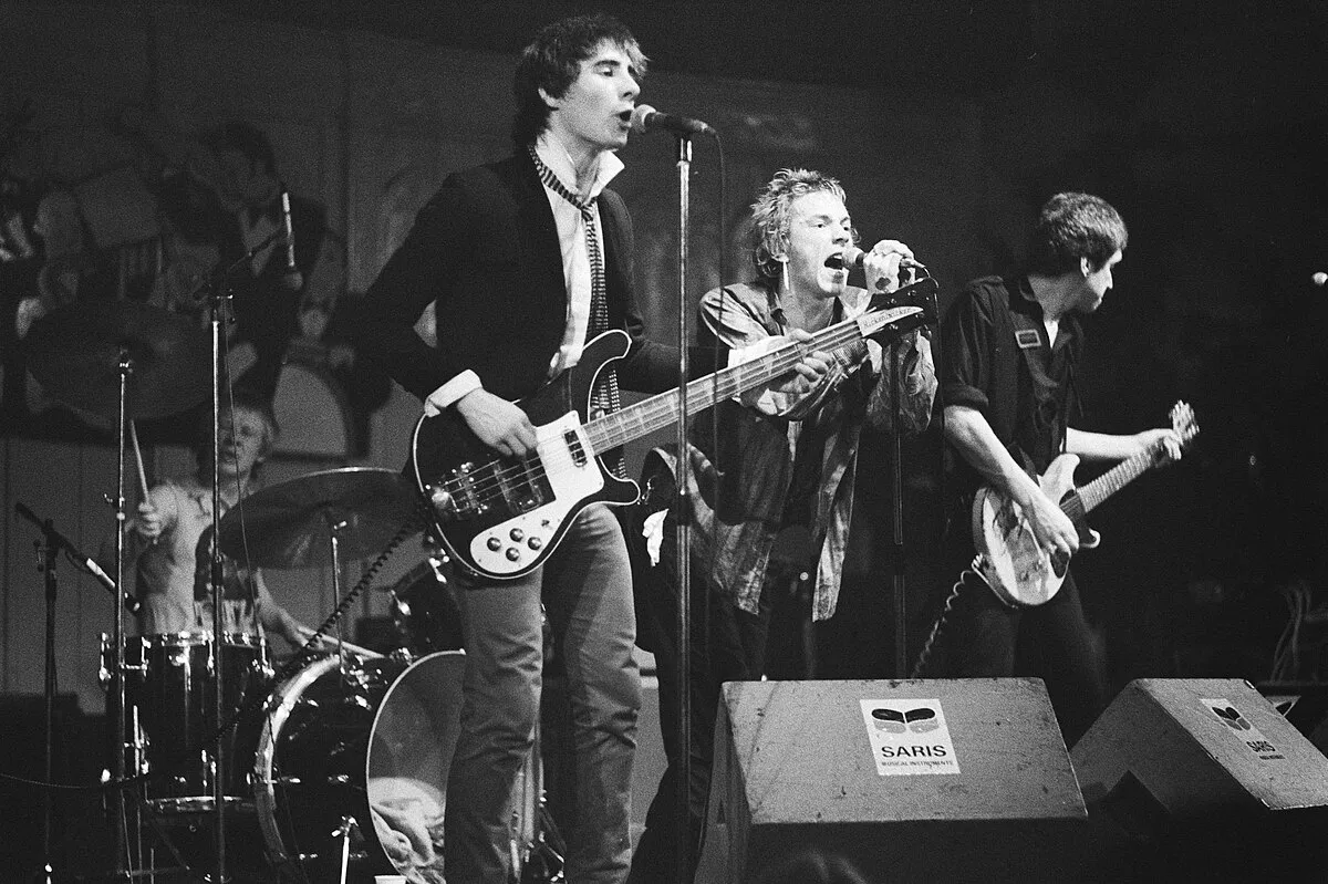 Sex Pistols (Steve Jones, Paul Cook & Glen Matlock)